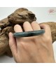 【肌容雪】天然緬甸A貨湖水綠翡翠平安鐲 編號183(鐲圍56.6mm#18號)