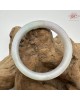 【肌容雪】天然緬甸A貨粉春翡翠平安鐲 編號186(鐲圍58.9mm#18.5號)