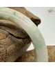 【肌容雪】天然緬甸A貨福祿壽喜翡翠平安鐲 編號187(鐲圍54.5mm#17號)