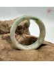 【肌容雪】天然緬甸A貨陽綠烏雞翡翠平安鐲 編號193(鐲圍59.7mm#19號)