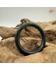 【肌容雪】天然緬甸A貨烏雞翡翠圓條手鐲 編號202(鐲圍56.7mm#18號)