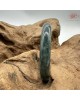 【肌容雪】天然緬甸A貨藍水翡翠圓條手鐲 編號229(鐲圍55.0mm#17.5號)