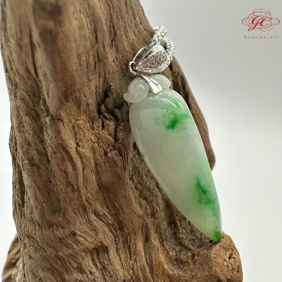 【肌容雪】天然緬甸A貨翡翠吊飾 編號233