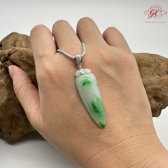 【肌容雪】天然緬甸A貨翡翠吊飾 編號233