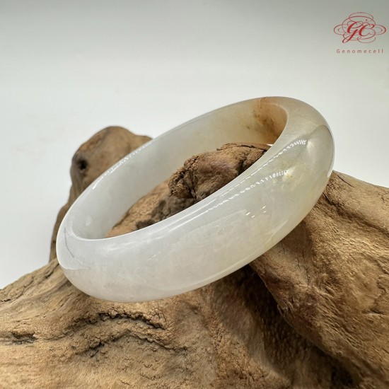 【肌容雪】天然緬甸A貨冰紅翡翠平安鐲 編號236(鐲圍58.3mm#18.5號)