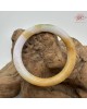 【肌容雪】天然緬甸A貨黃翡三彩翡翠圓條手鐲 編號252(鐲圍55.6mm#17.5號) 【肌容雪】天然緬甸A貨黃翡三彩翡翠圓條手鐲 編號252(鐲圍55.6mm#17.5號)