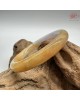 【肌容雪】天然緬甸A貨黃翡三彩翡翠圓條手鐲 編號252(鐲圍55.6mm#17.5號) 【肌容雪】天然緬甸A貨黃翡三彩翡翠圓條手鐲 編號252(鐲圍55.6mm#17.5號)