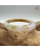 【肌容雪】天然緬甸A貨黃翡三彩翡翠圓條手鐲 編號252(鐲圍55.6mm#17.5號) 【肌容雪】天然緬甸A貨黃翡三彩翡翠圓條手鐲 編號252(鐲圍55.6mm#17.5號)