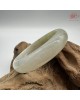 【肌容雪】天然緬甸A貨冰糖雪梨翡翠平安鐲 編號261(鐲圍57.4mm#18號)