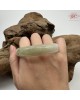 【肌容雪】天然緬甸A貨冰糖雪梨翡翠平安鐲 編號261(鐲圍57.4mm#18號)