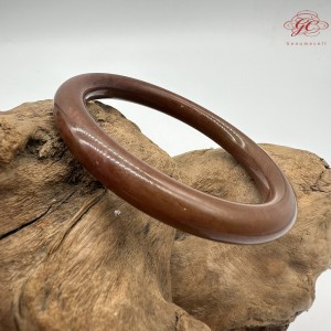 【肌容雪】天然緬甸A貨滿紅翡翠圓條手鐲 編號266(鐲圍57.6mm#18號)