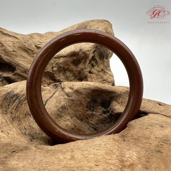 【肌容雪】天然緬甸A貨滿紅翡翠圓條手鐲 編號266(鐲圍57.6mm#18號)