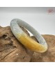 【肌容雪】天然緬甸A貨黃頭烏雞翡翠平安鐲 編號271(鐲圍57.8mm#18號)