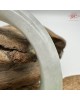 【肌容雪】天然緬甸A貨冰炫彩翡翠平安鐲 編號293(鐲圍55.6mm#17.5號)