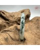 【肌容雪】天然緬甸A貨白底飄綠花翡翠圓條手鐲 編號294(鐲圍55.6mm#17.5號)