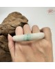 【肌容雪】天然緬甸A貨白裡青翡翠平安鐲 編號295(鐲圍56.4mm#17.5號)