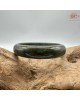 【肌容雪】天然緬甸A貨老油青滿綠翡翠平安鐲 編號299(鐲圍57.5mm#18號)