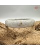 【肌容雪】天然緬甸A貨木棉花翡翠平安鐲 編號314(鐲圍57.2mm#18號)