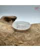 【肌容雪】天然緬甸A貨翡翠白雪花棉戒圈 編號317(戒圍18.0mm#14號) 【肌容雪】天然緬甸A貨翡翠白雪花棉戒圈 編號317(戒圍18.0mm#14號)