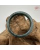 【肌容雪】天然緬甸A貨翡翠老種藍水平安鐲 編號318(鐲圍57.3mm#18號)