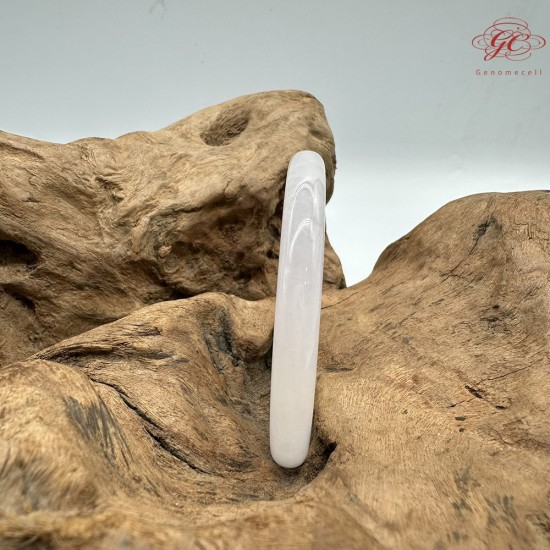 【肌容雪】天然緬甸A貨白底青翡翠美人條手鐲 編號322(鐲圍54.9mm#17號)