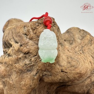 【肌容雪】天然緬甸A貨Q萌小雞造型吊墜繩 編號329