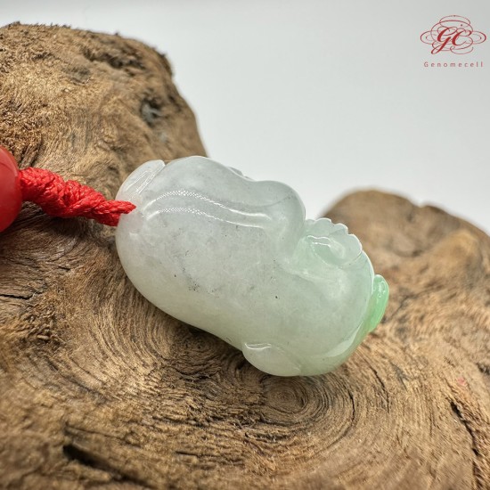 【肌容雪】天然緬甸A貨Q萌小雞造型吊墜繩 編號329