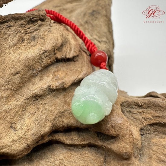 【肌容雪】天然緬甸A貨Q萌小雞造型吊墜繩 編號329