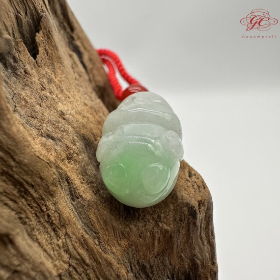 【肌容雪】天然緬甸A貨Q萌小雞造型吊墜繩 編號329