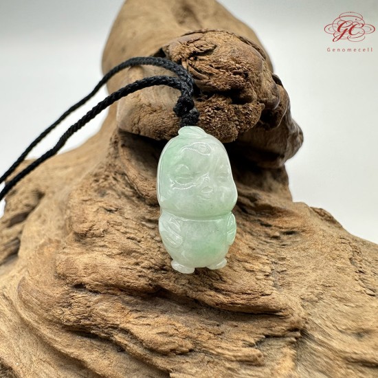 【肌容雪】天然緬甸A貨Q萌小雞造型吊墜繩 編號330