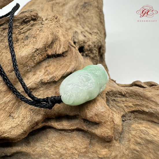 【肌容雪】天然緬甸A貨Q萌小雞造型吊墜繩 編號330