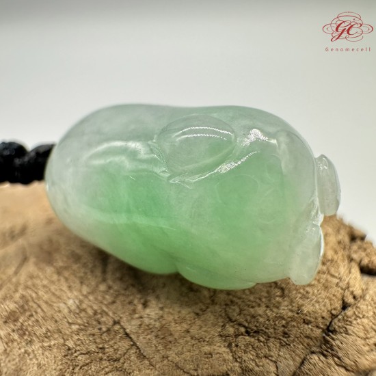 【肌容雪】天然緬甸A貨Q萌小雞造型吊墜繩 編號330