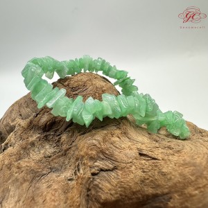 【肌容雪】天然緬甸A貨翡翠冰綠隨形單圈手串 編號336