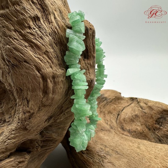 【肌容雪】天然緬甸A貨翡翠冰綠隨形單圈手串 編號336