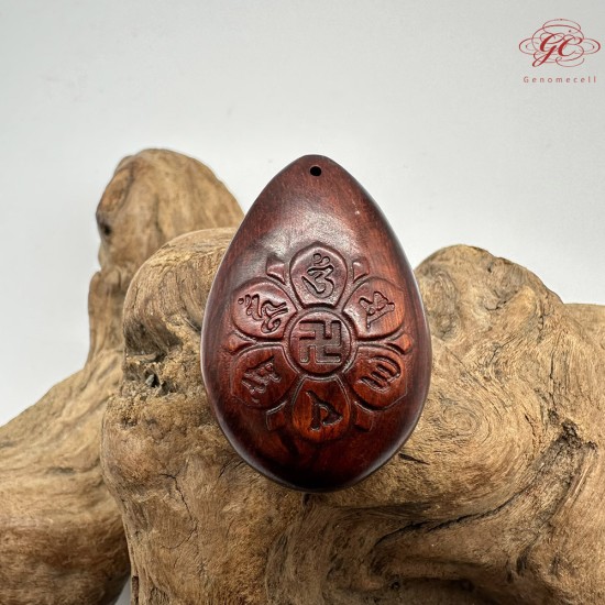 【肌容雪】天然緬甸A貨翡翠觀音雕飾造型吊墜繩 編號350