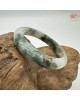 【肌容雪】天然緬甸A貨冰糯福祿壽喜翡翠平安鐲 編號351(鐲圍51.9mm#16號)