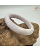 【肌容雪】天然緬甸A貨冰粉紫翡翠平安鐲 編號356(鐲圍58.3mm#18.5號)
