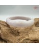 【肌容雪】天然緬甸A貨冰粉紫翡翠平安鐲 編號356(鐲圍58.3mm#18.5號)