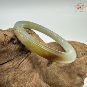 【肌容雪】天然緬甸A貨正冰福祿壽喜翡翠圓條手鐲 編號401(鐲圍54mm #17號) 【肌容雪】天然緬甸A貨正冰福祿壽喜翡翠圓條手鐲 編號401(鐲圍54mm #17號)