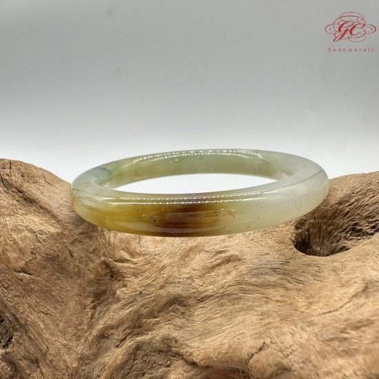 【肌容雪】天然緬甸A貨正冰福祿壽喜翡翠圓條手鐲 編號401(鐲圍54mm #17號) 【肌容雪】天然緬甸A貨正冰福祿壽喜翡翠圓條手鐲 編號401(鐲圍54mm #17號)