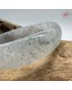 【肌容雪】天然緬甸A貨高冰烏雞翡翠平安鐲 編號412(鐲圍55.4mm#17.5號) 【肌容雪】天然緬甸A貨高冰烏雞翡翠平安鐲 編號412(鐲圍55.4mm#17.5號)