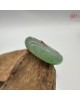 【肌容雪】天然緬甸A貨正揚綠飄花翡翠戒圈 編號419(戒圍17.2mm#10號)