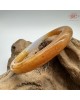 【肌容雪】天然緬甸A貨紫底黃翡翠圓條手鐲 編號420(鐲圍55.4mm#17.5號) 【肌容雪】天然緬甸A貨紫底黃翡翠圓條手鐲 編號420(鐲圍55.4mm#17.5號)