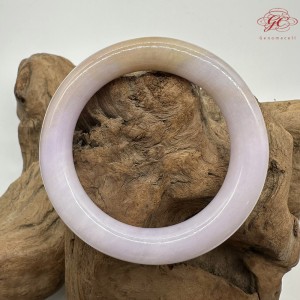 【肌容雪】天然緬甸A貨粉底黃翡翠圓條手鐲 編號431(鐲圍54.7mm#17號) 【肌容雪】天然緬甸A貨粉底黃翡翠圓條手鐲 編號431(鐲圍54.7mm#17號)