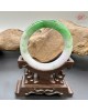 【肌容雪】天然緬甸A貨翡翠陽綠春彩圓條手鐲 編號433(鐲圍54.32mm#17號) 【肌容雪】天然緬甸A貨翡翠陽綠春彩圓條手鐲 編號433(鐲圍54.32mm#17號)