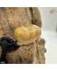 【肌容雪】天然緬甸A貨黃翡小貔貅造型吊墜繩 編號474