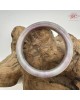 【肌容雪】天然緬甸A貨翡翠紫羅蘭平安鐲 編號476(鐲圍57.2mm#18號)