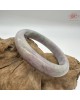 【肌容雪】天然緬甸A貨翡翠紫羅蘭平安鐲 編號476(鐲圍57.2mm#18號)