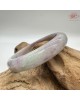 【肌容雪】天然緬甸A貨翡翠紫羅蘭平安鐲 編號476(鐲圍57.2mm#18號)