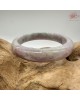 【肌容雪】天然緬甸A貨翡翠紫羅蘭平安鐲 編號476(鐲圍57.2mm#18號)